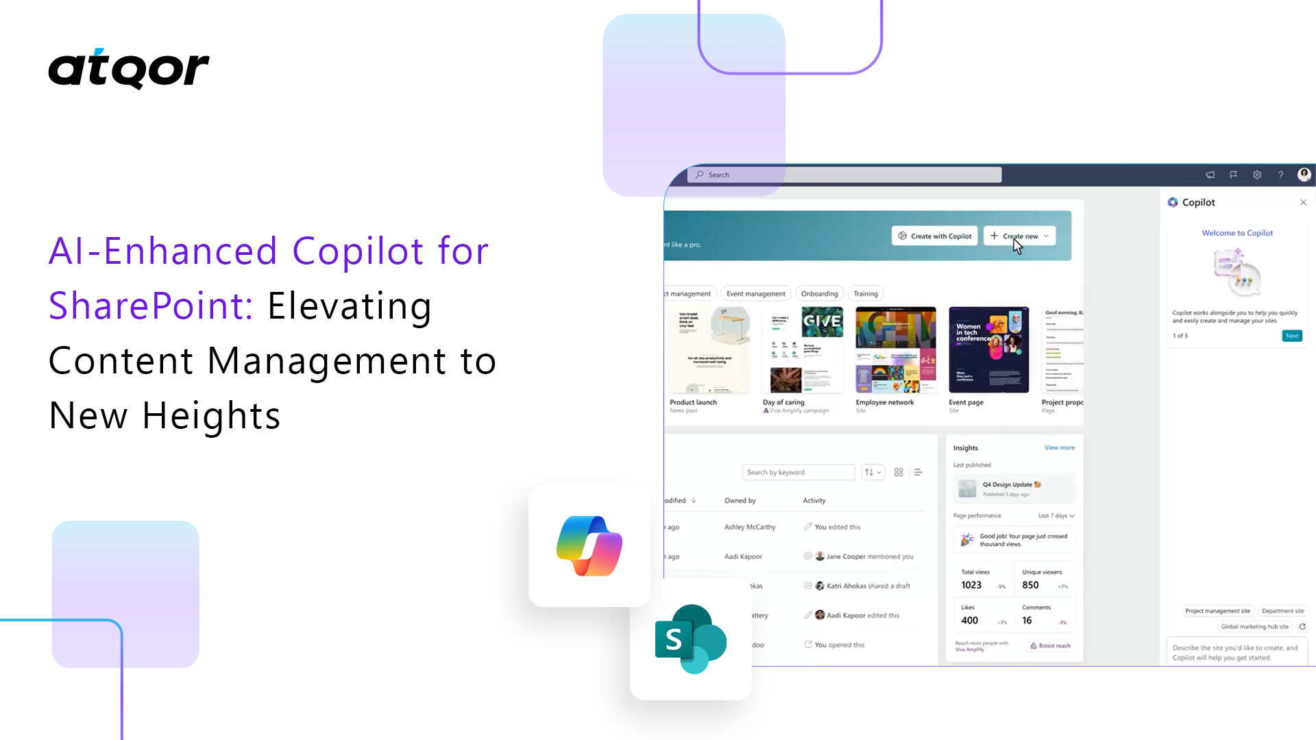 AI Enhanced Copilot For Sharepoint