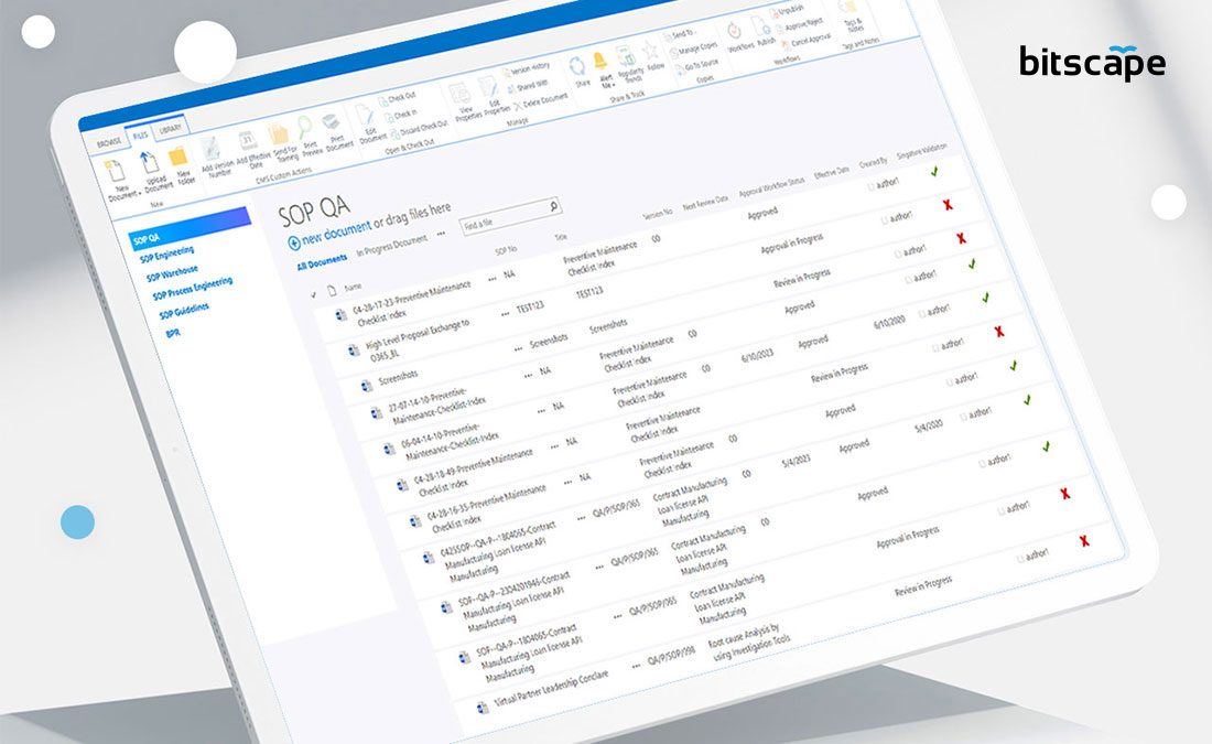 Document Management System Bitscape Vault