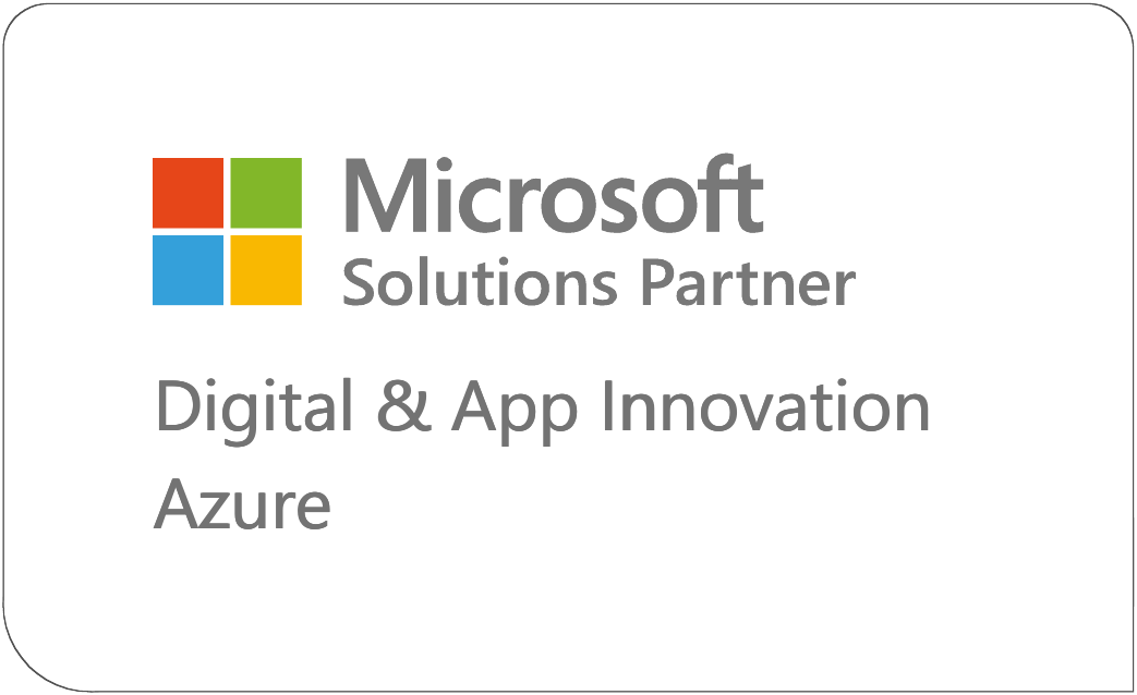 Microsoft Solutions Partner - MS Digital App & Innovation Azure Logo Image
